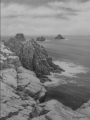 presqu'île de Crozon II ,   24x36cm   crayon graphite Coll. particulière - Paysages marins