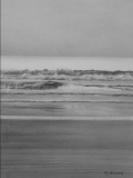 Bord de mer 10 (crayon graphite) 24/32cm. 2014 - Paysages marins (suite)