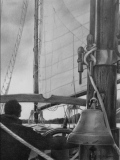 Le quart (crayon graphite) 24/32cm. 2014 - Voiliers et gréement